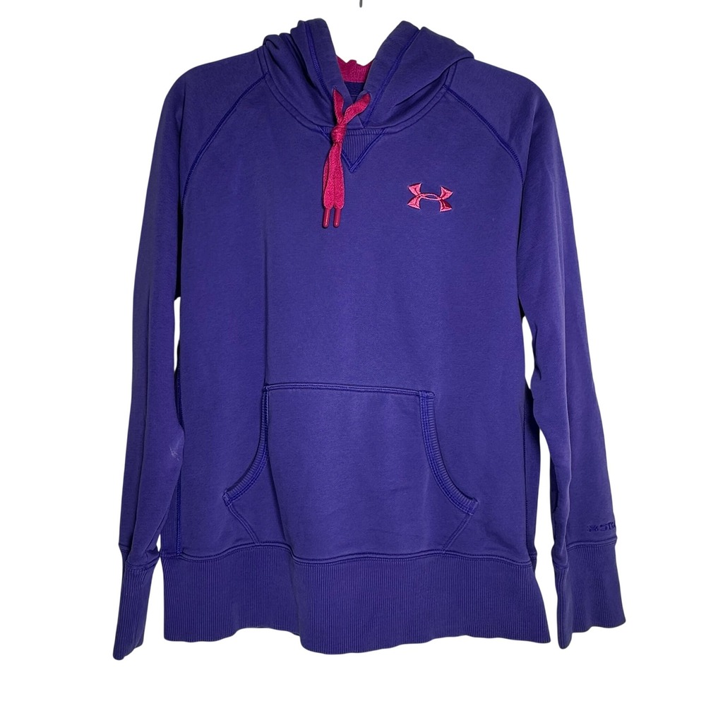 Under Armour UA Storm Hoodie Womens Medium‎ Purple Pink Sweatshirt